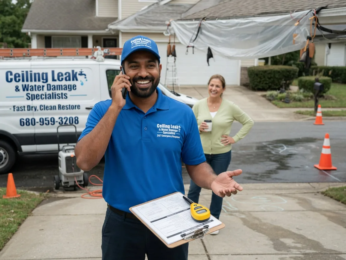 Ceiling Leak Cleanup Oilmont, MT FAQs